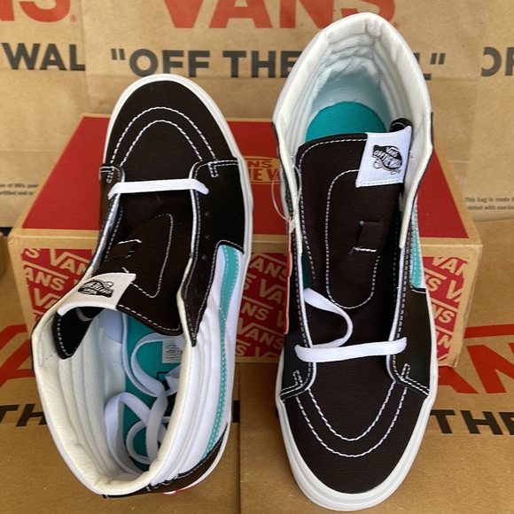 Vans Sk8-Hi Classic Sport Black/True White Leather WMNS sneakers - Picture 13 of 16